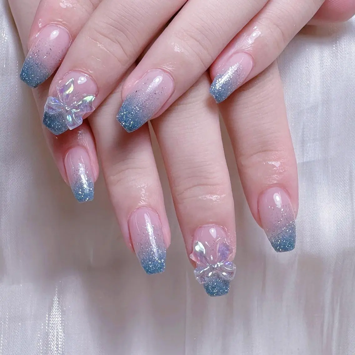 ネイル 🦋チップ長さだし 専門店🦋のネイルデザイン