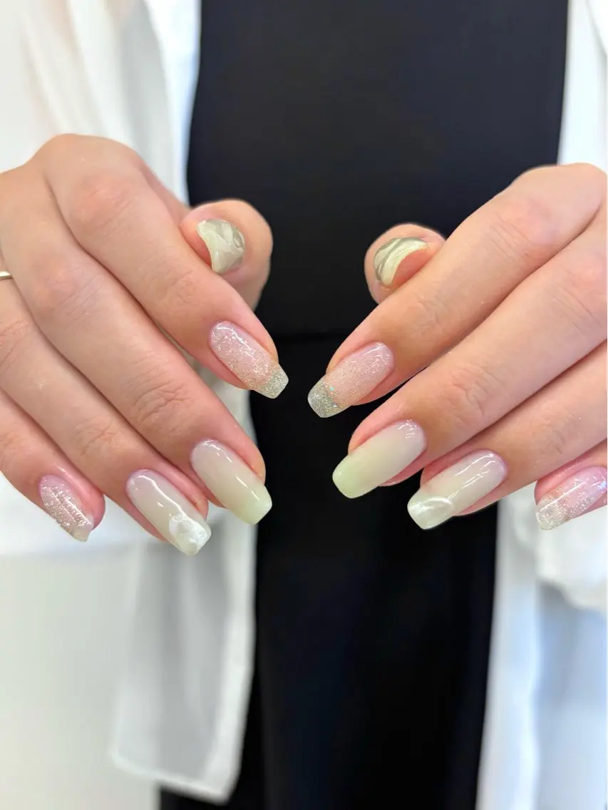 ネイル ジェルネイル ニュアンスネイル パラジェル ハンドネイル ネイルサロン hotoriのネイルデザイン
