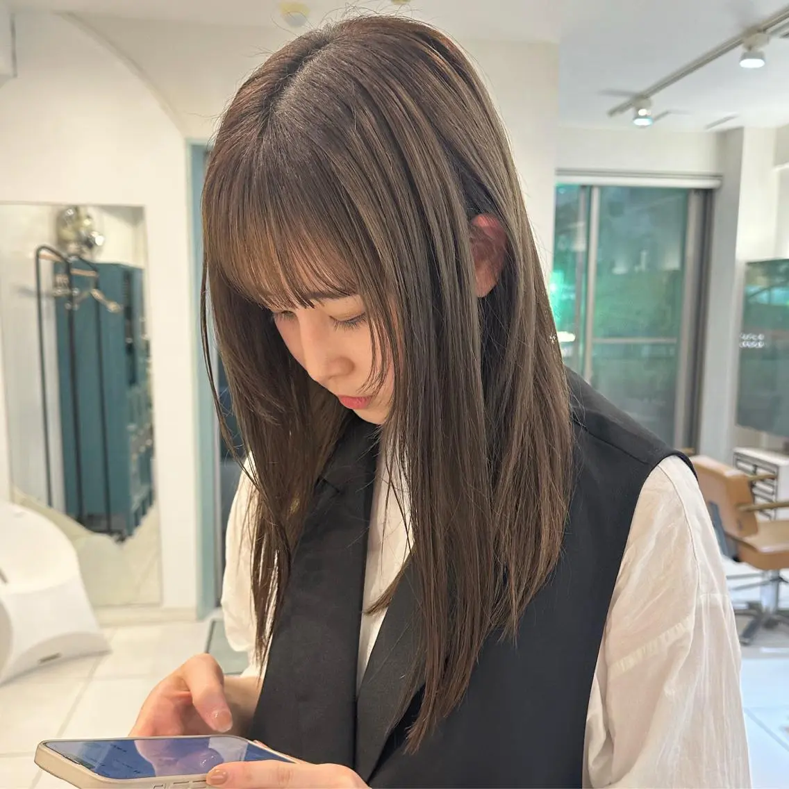 ロング カット 栄/平日限定✨ REIRIのヘアスタイル