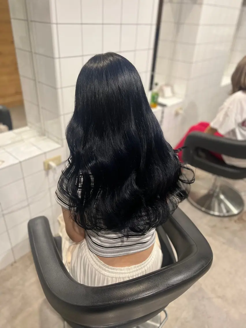 カラー 暖色✖️韓国ヘア 🥀SAHO🥀のヘアスタイル