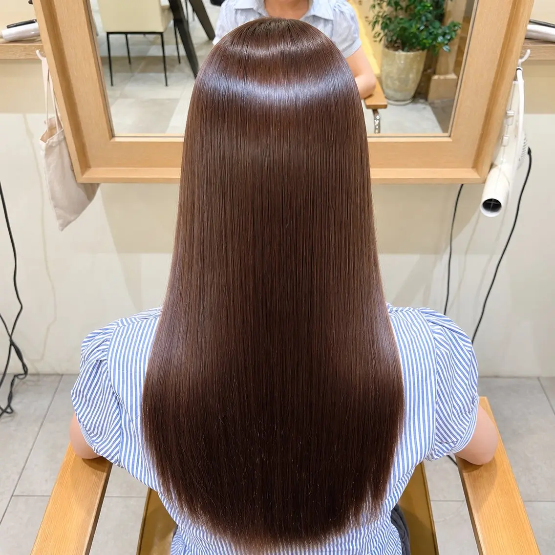 ロング ヘアカラー ワンカラー/頭身浴/ 中島峻のヘアスタイル