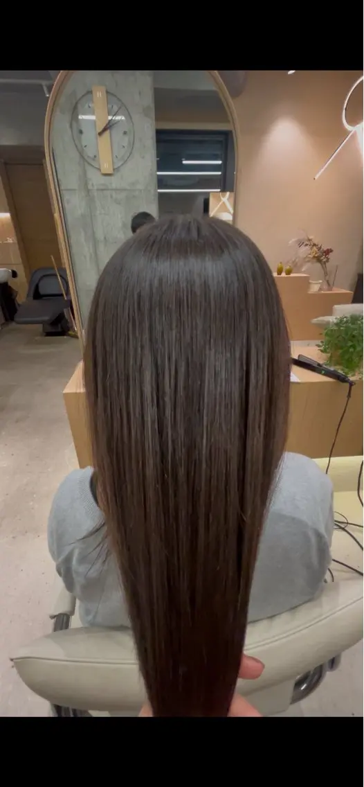 ロング 縮毛矯正 古賀 袈愁のヘアスタイル
