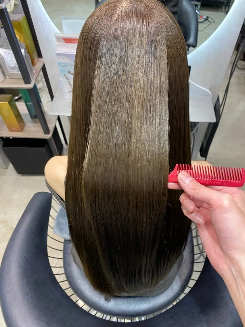 ロング カラー 髪質改善 トリートメント カット ヘアカラー トリートメント レイヤー×髪質改善✨ 渋谷/佐藤侑哉のヘアスタイル