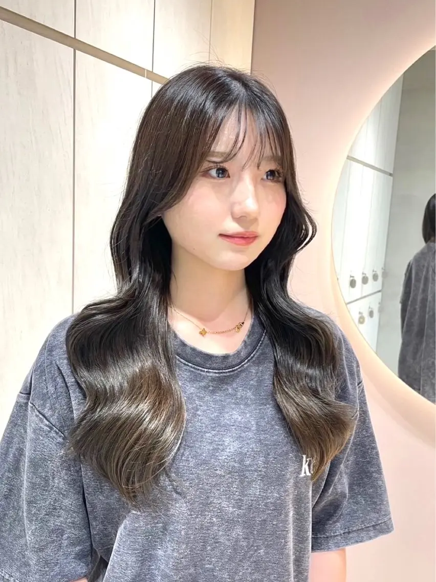 カラー 縮毛矯正ブリーチなし 🍒❤ゆうきのヘアスタイル