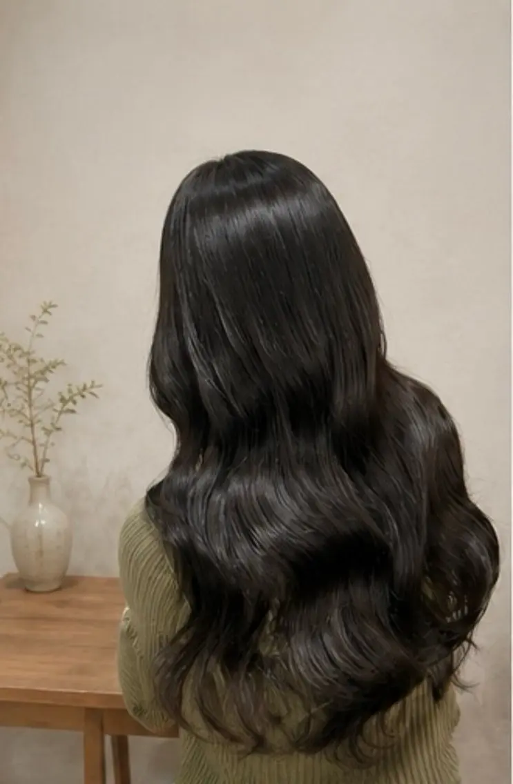 ロング カラー 顔周り🪄︎︎|透明 感カラー|kanaeのヘアスタイル