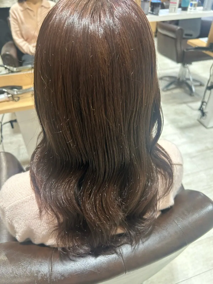 ミディアム ヘアカラー 脇田 志穂のヘアスタイル