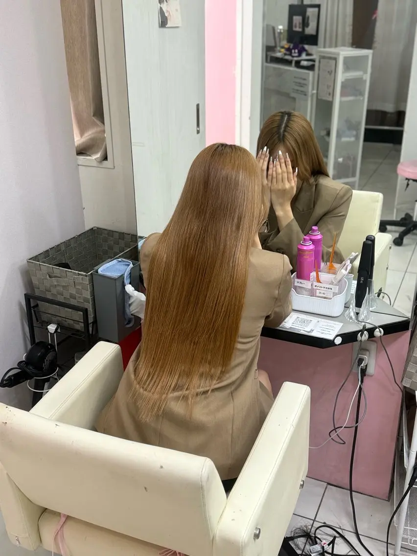ロング シールエクステ エクステ ロング season ゆみのヘアスタイル