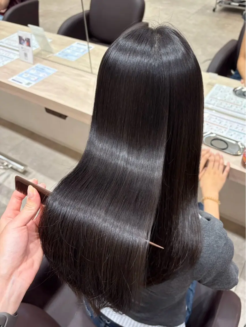 ロング カラー ヘアカラー トリートメント 艶カラー/高円寺 /coconaのヘアスタイル