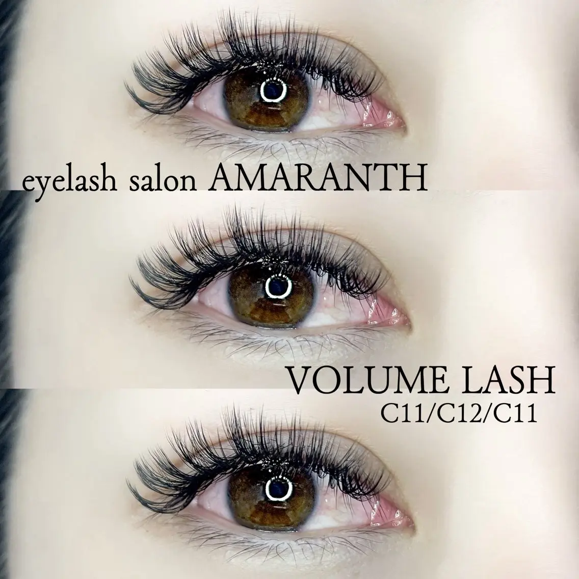 マツエク・マツパ ボリュームラッシュ 【Amaranth】 立川店🌟のマツエク・マツパデザイン