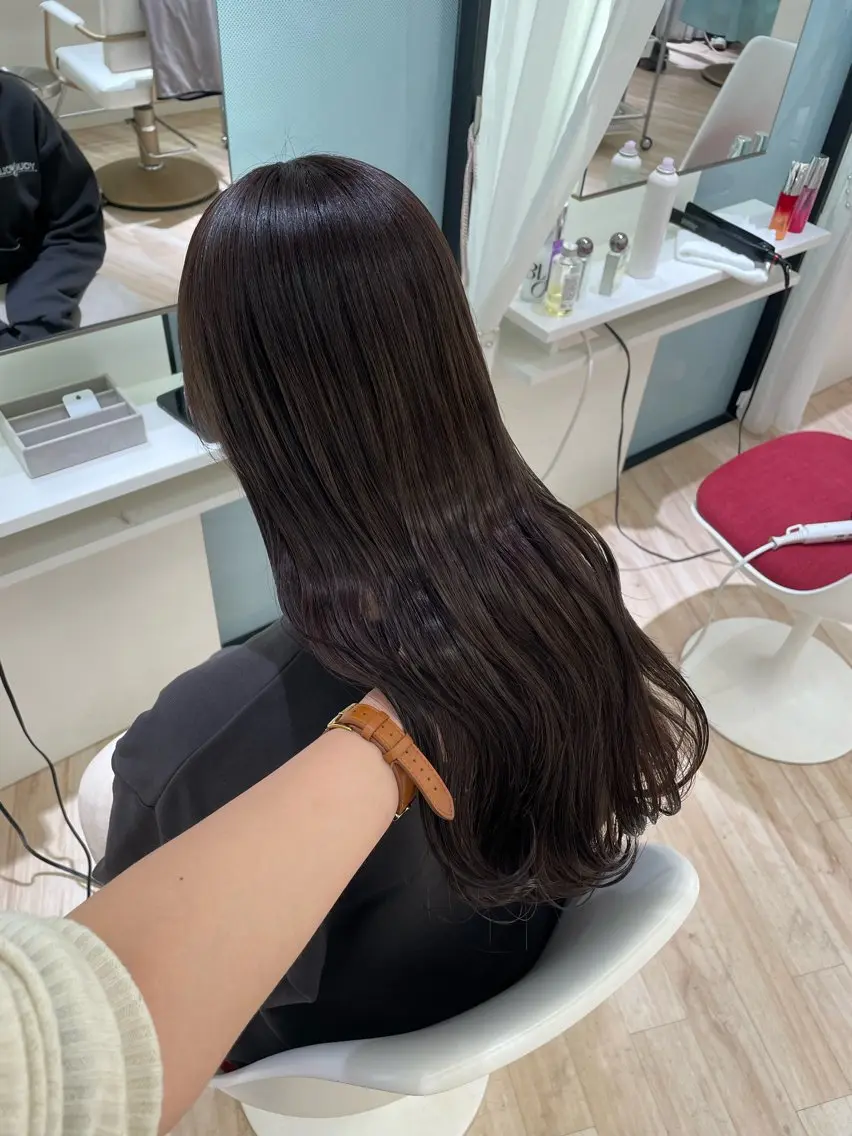 ロング カラー Parve Mix /頓宮 稚愛🤍のヘアスタイル