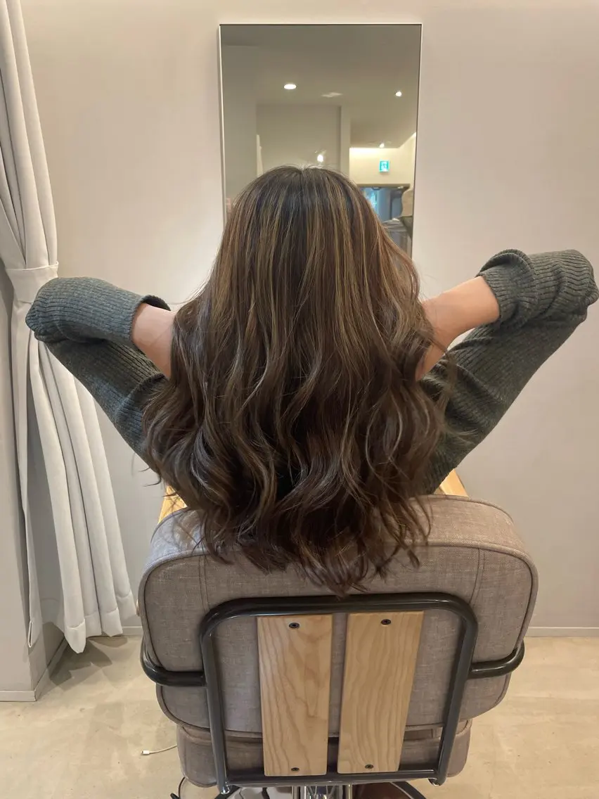 ロング 美髪✨艶髪✨髪質改善 カラー特化❣大石優奈のヘアスタイル