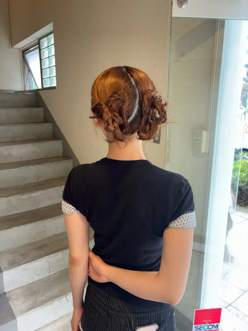 ヘアアレンジ🧚🏻‍♀️🫧の写真