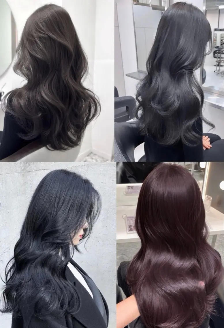 ロング ヘアカラー 内川 楓子のヘアスタイル