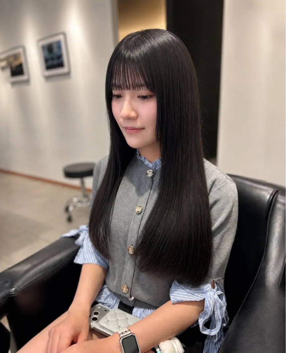 ロング カット KAREN(ému) 伏見/カットモデルのヘアスタイル