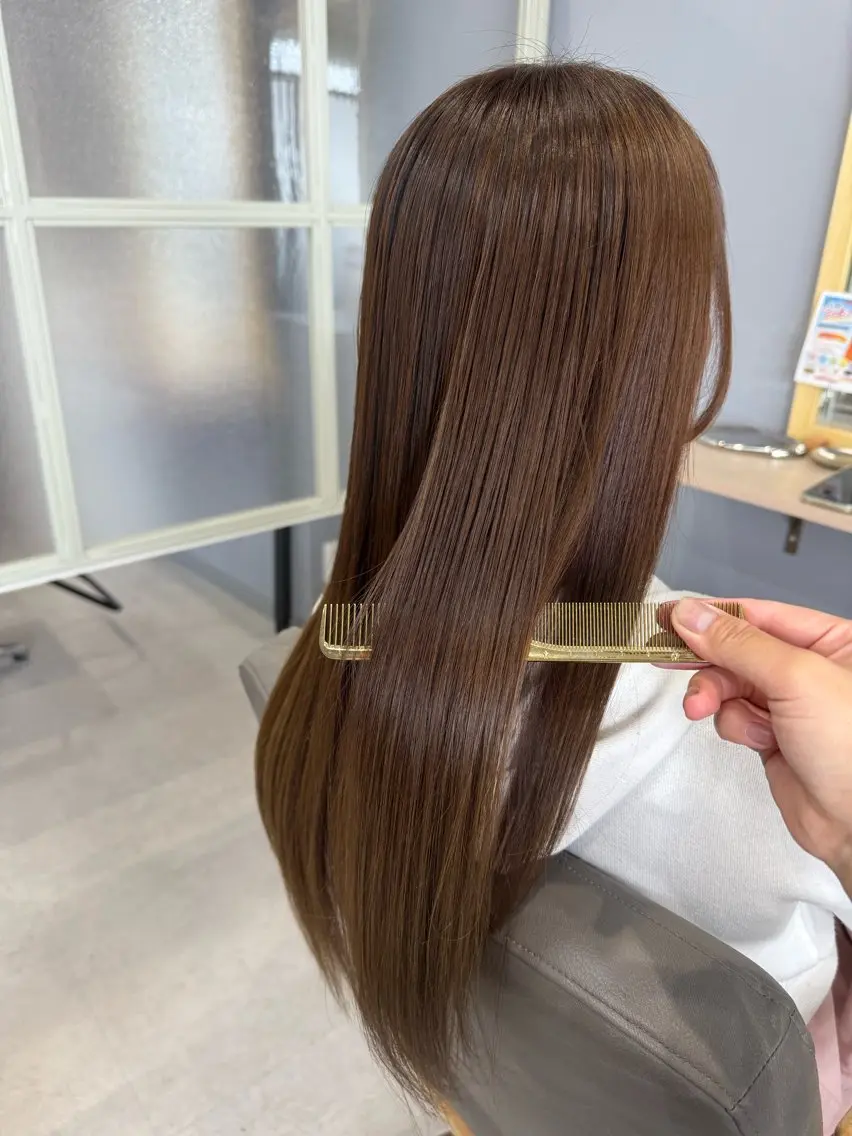 ロング ヘアカラー トリートメント Velle/ MOMOKOのヘアスタイル
