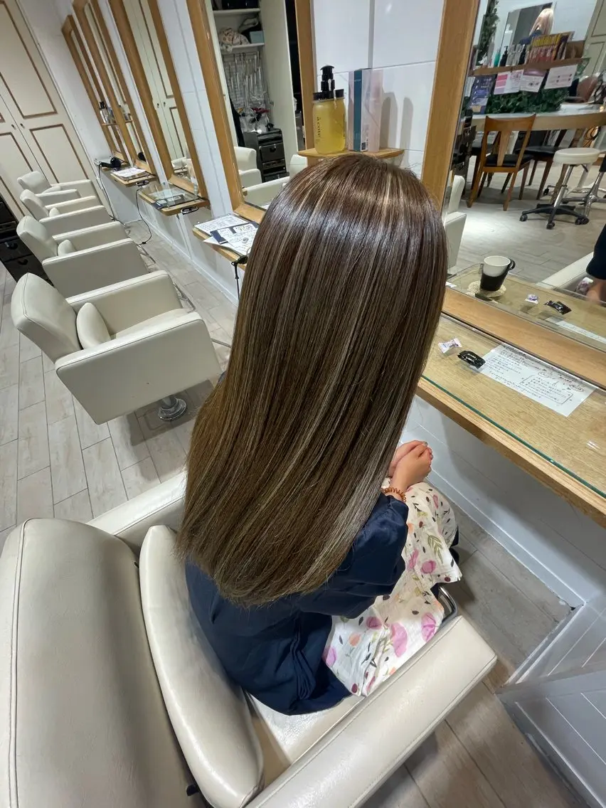 ロング カラー 髪質改善矯正/カラー /吉祥寺 mariのヘアスタイル