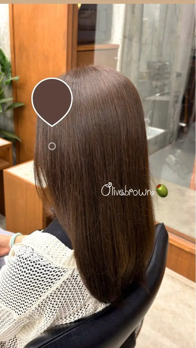 カラー 村上 心菜のヘアスタイル