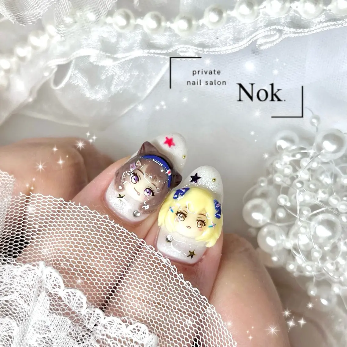 ネイル ハンドネイル 池袋痛ネイル Nok. 渡辺のネイルデザイン