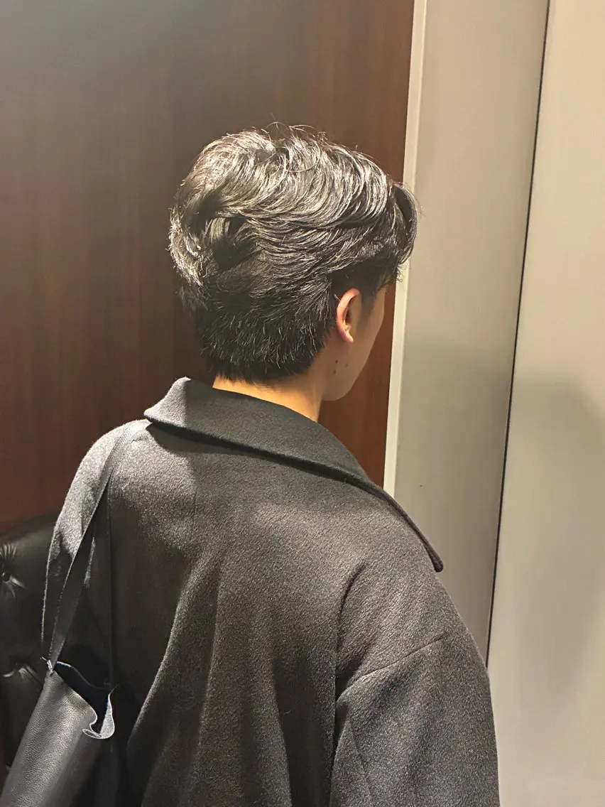 パーマ ニュアンスパーマ ワガ カズマのヘアスタイル