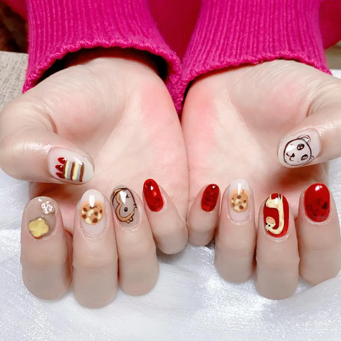 ネイル ハンドネイル Nail salon 木にいるのネイルデザイン