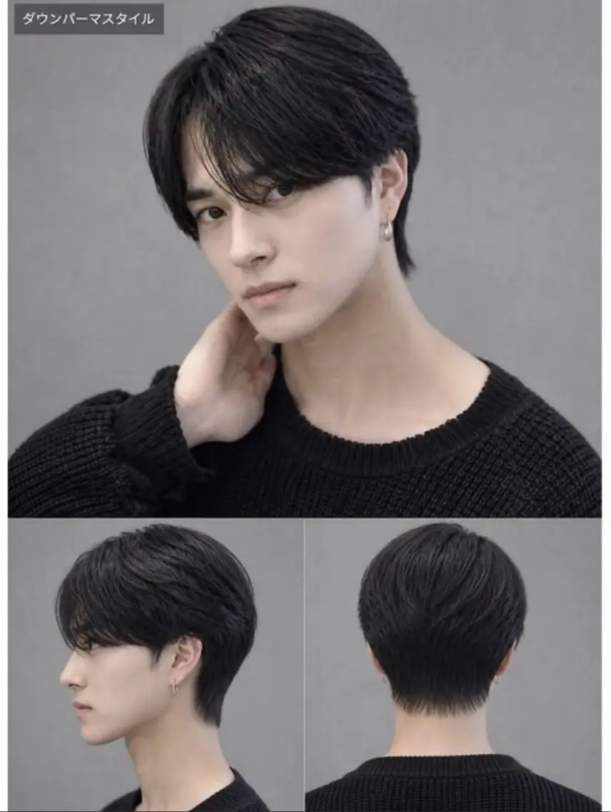 【人気No.2◎】メンズカット+韓国風ダウンパーの写真
