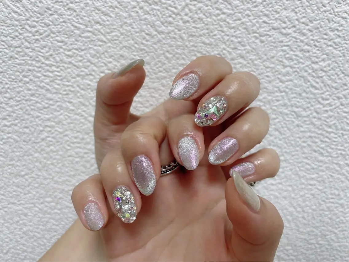 ネイル マグネットネイル ハンドネイル kiki nail &brow二子玉川のネイルデザイン