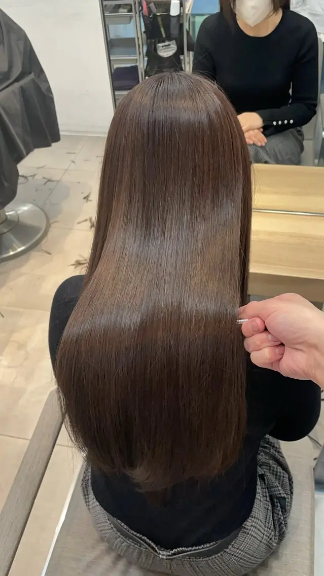 ロング カラー 髪質改善 ✨髪質改善✨美髪 矯正🫧小泉のヘアスタイル