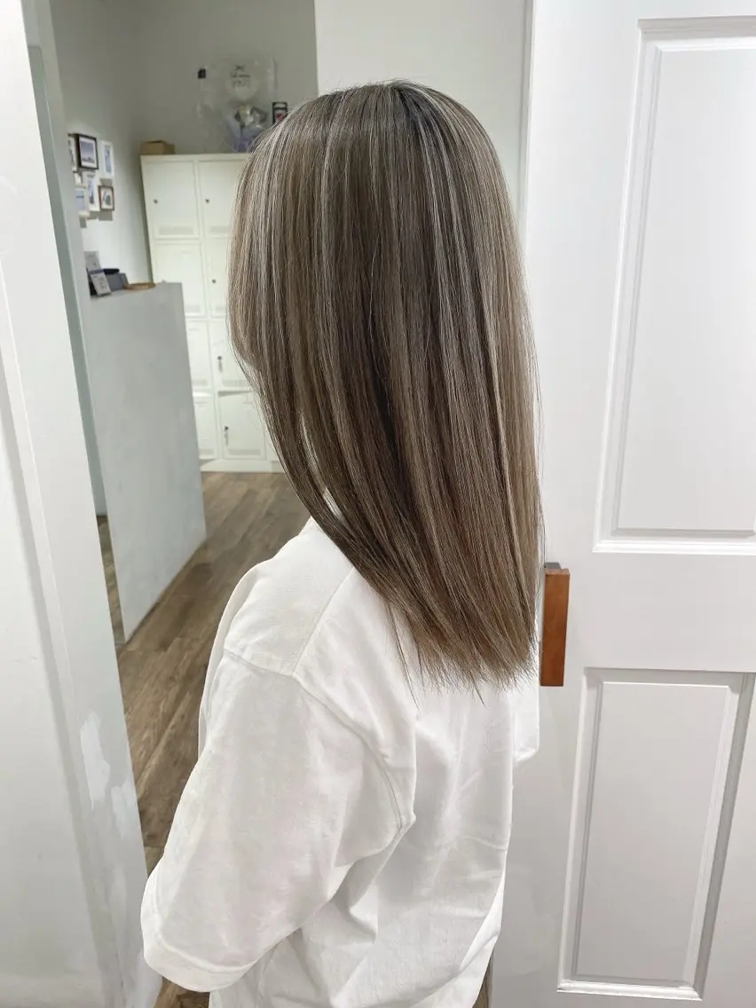 ロング カラー ヘアカラー トリートメント ハイライト⭐️上野 高広のヘアスタイル