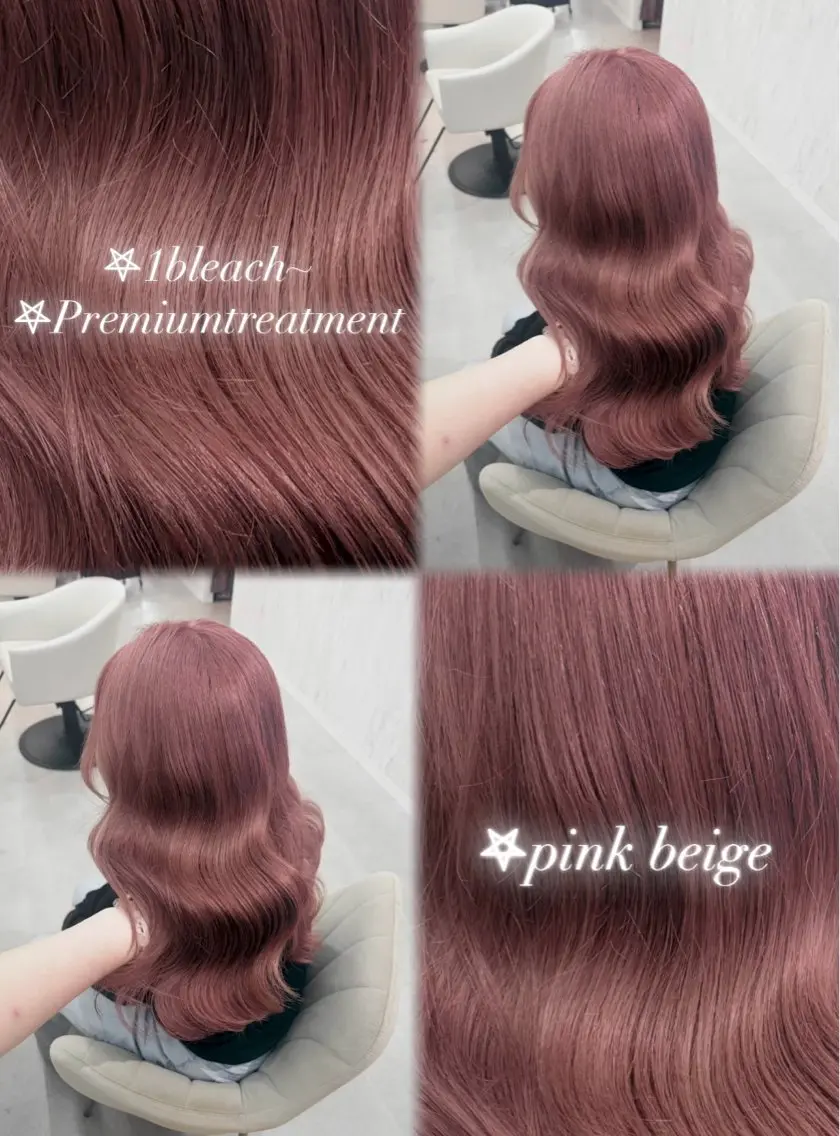 ミディアム カラー ヘアアレンジ ベージュカラー 透明感カラー ピンクカラー ヘアカラー 🩶透明感カラー 池袋/mei🩶のヘアスタイル