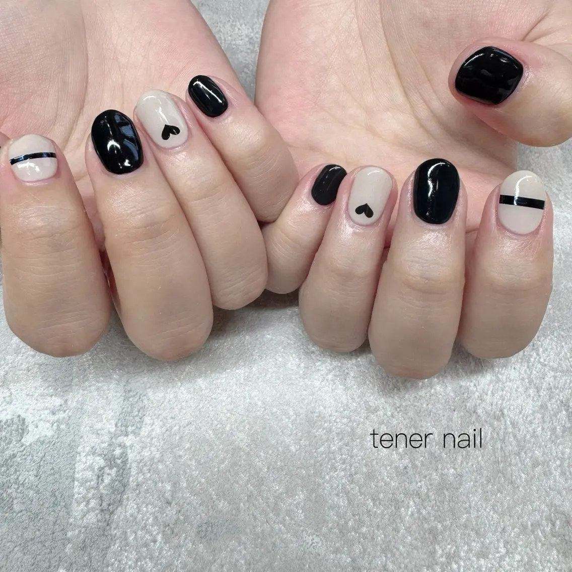 ネイル ホワイト ハンドネイル テネルネイル tener nailのネイルデザイン