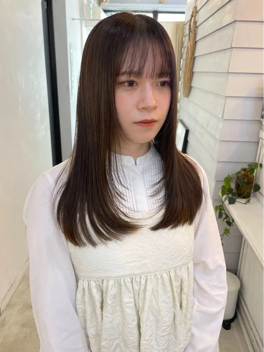 ✨人気No.1✨カット＋透明感カラー＋2STEPトリートメントの写真