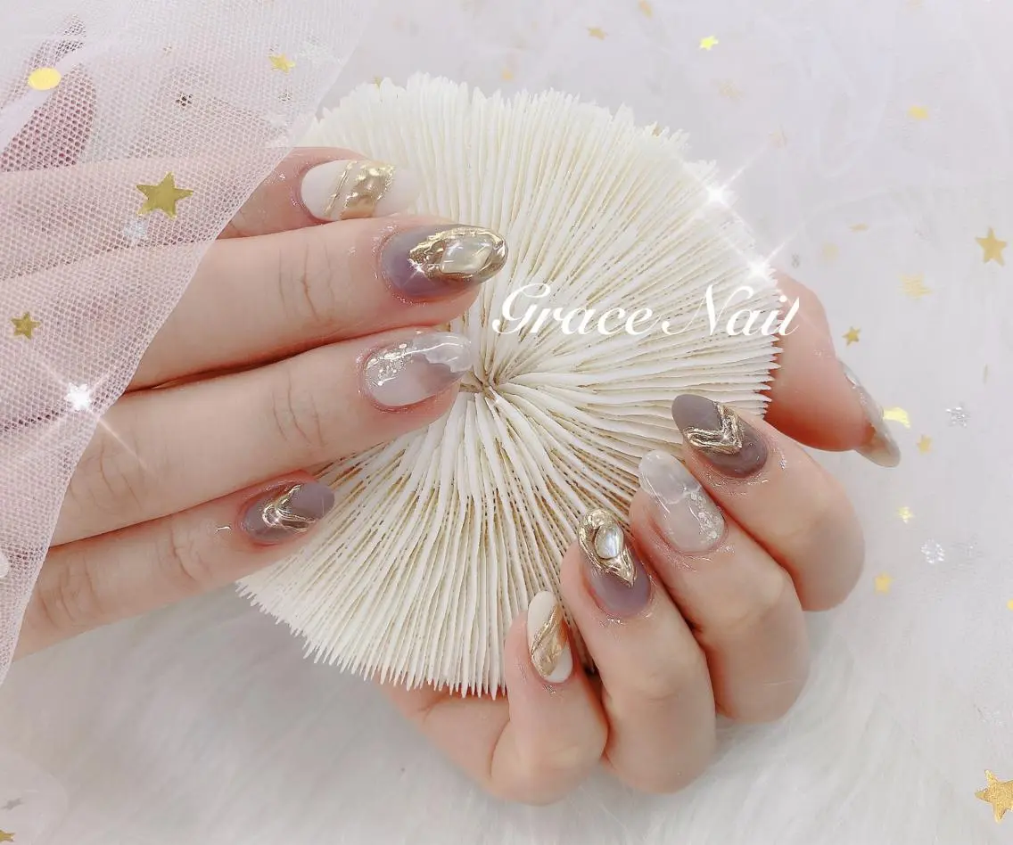 ネイル ハンドネイル ☆*｡Grace Nail｡*☆のネイルデザイン