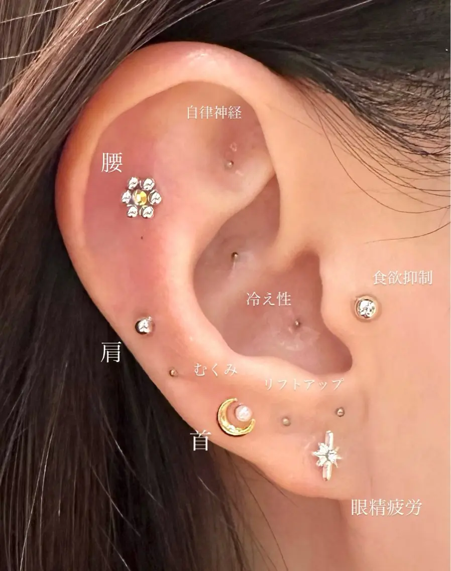 🌷大人気🌷耳ツボジュエリー💎🌙《お試しコース》の写真