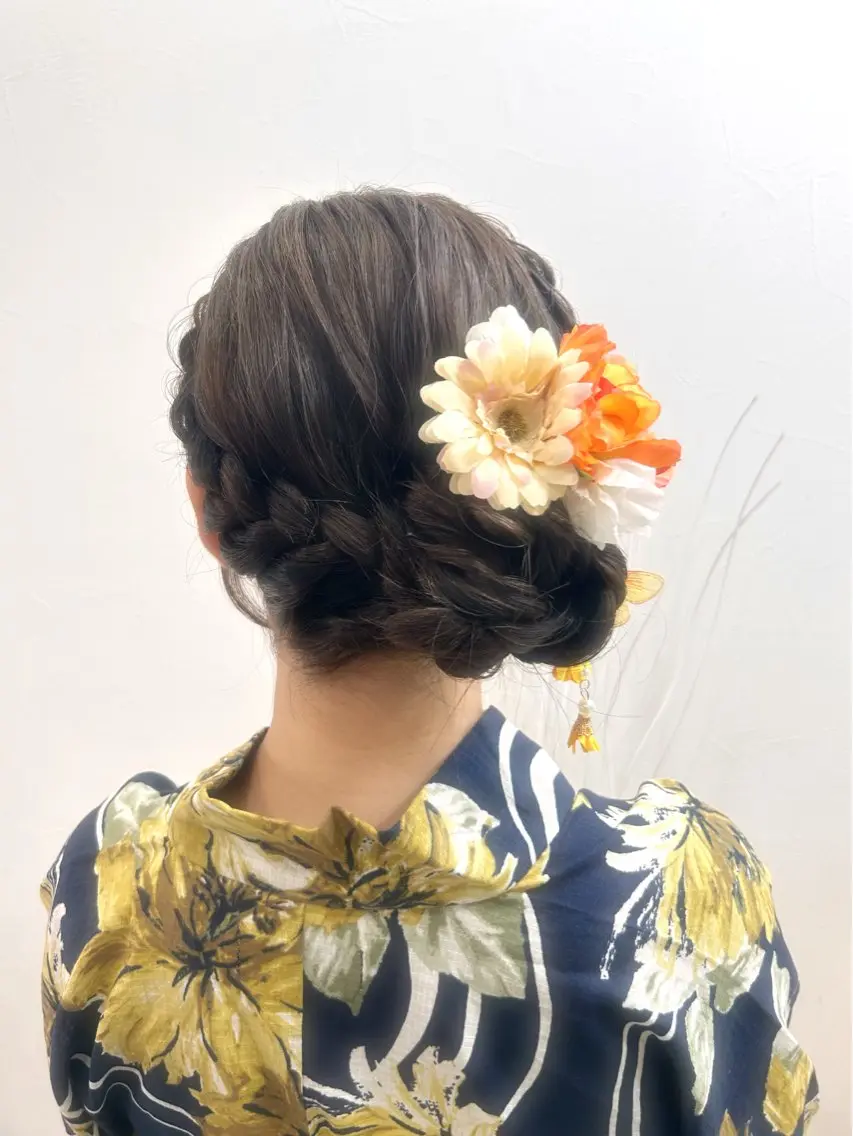 💎アップヘアアレンジ💎.*･ﾟシンプルなのに華やかさのある上品なスタイル.*･ﾟの写真