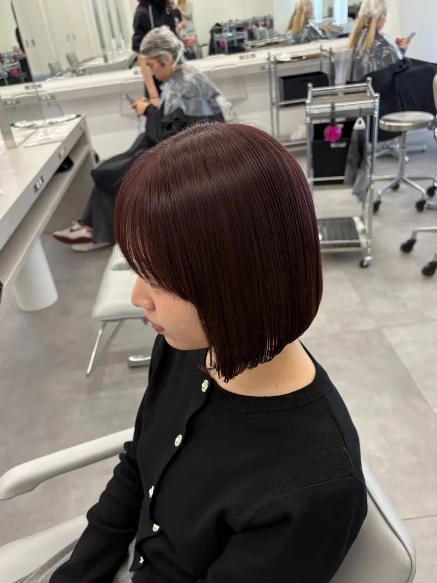 ミディアム 🖤韓国風カラー🩷 /ツヤ髪✨️はるかのヘアスタイル