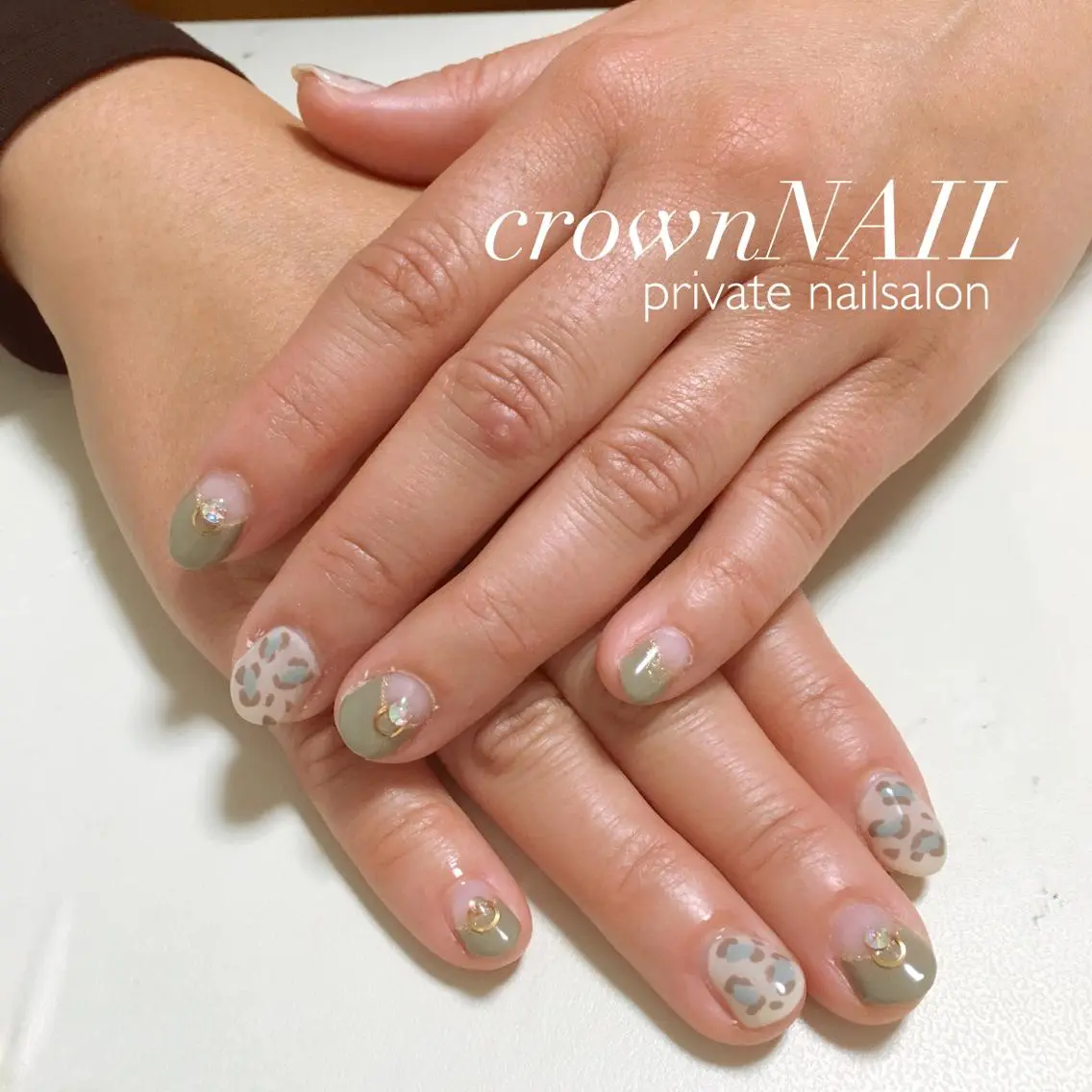 キッズ ネイル アニマル柄 ensowa✱laf NAILのネイルデザイン