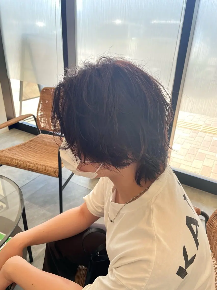 カラー メンズ ブラウンカラー 山本 勇輝のヘアスタイル