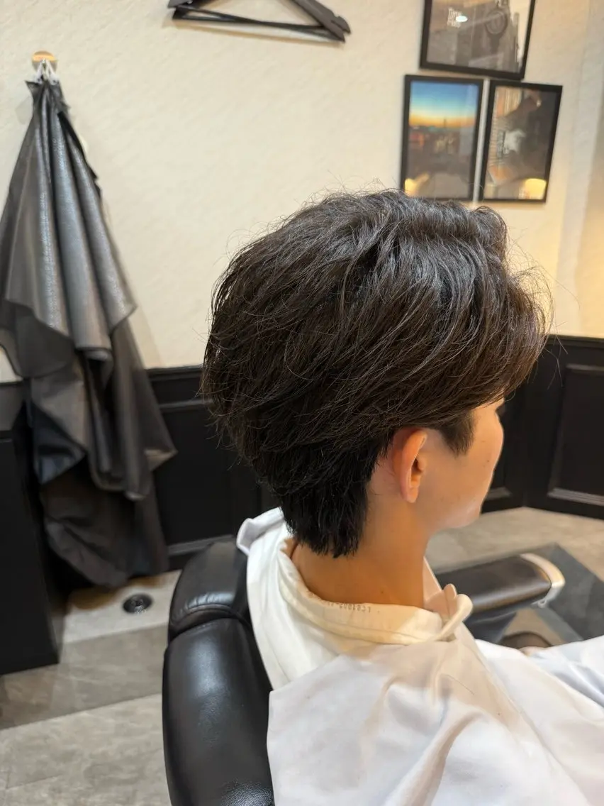 ミディアム ガンバレ原田 航海のヘアスタイル