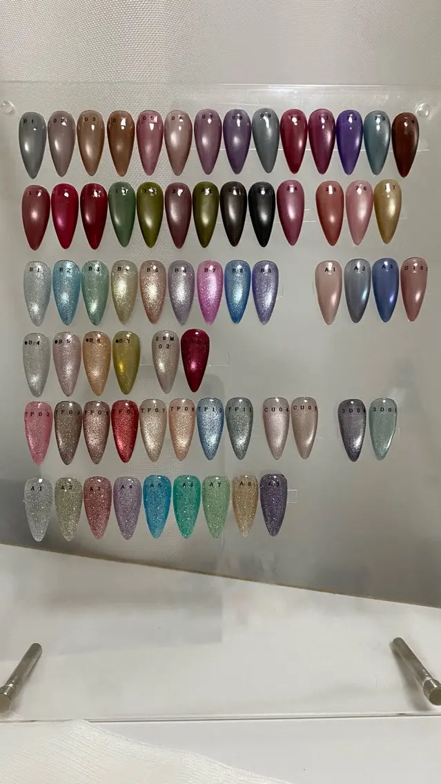 ネイル フラッシュネイル ジェルネイル ラメ(グリッター) マグネットネイル ハンドネイル Nail mimi．のネイルデザイン