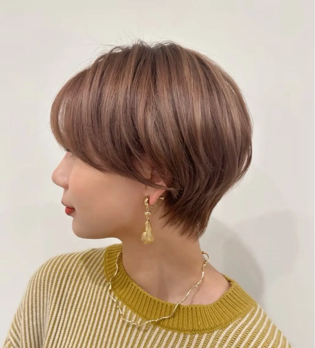 ショート カラー カット NOAHL上尾店 カットモデル募集中のヘアスタイル