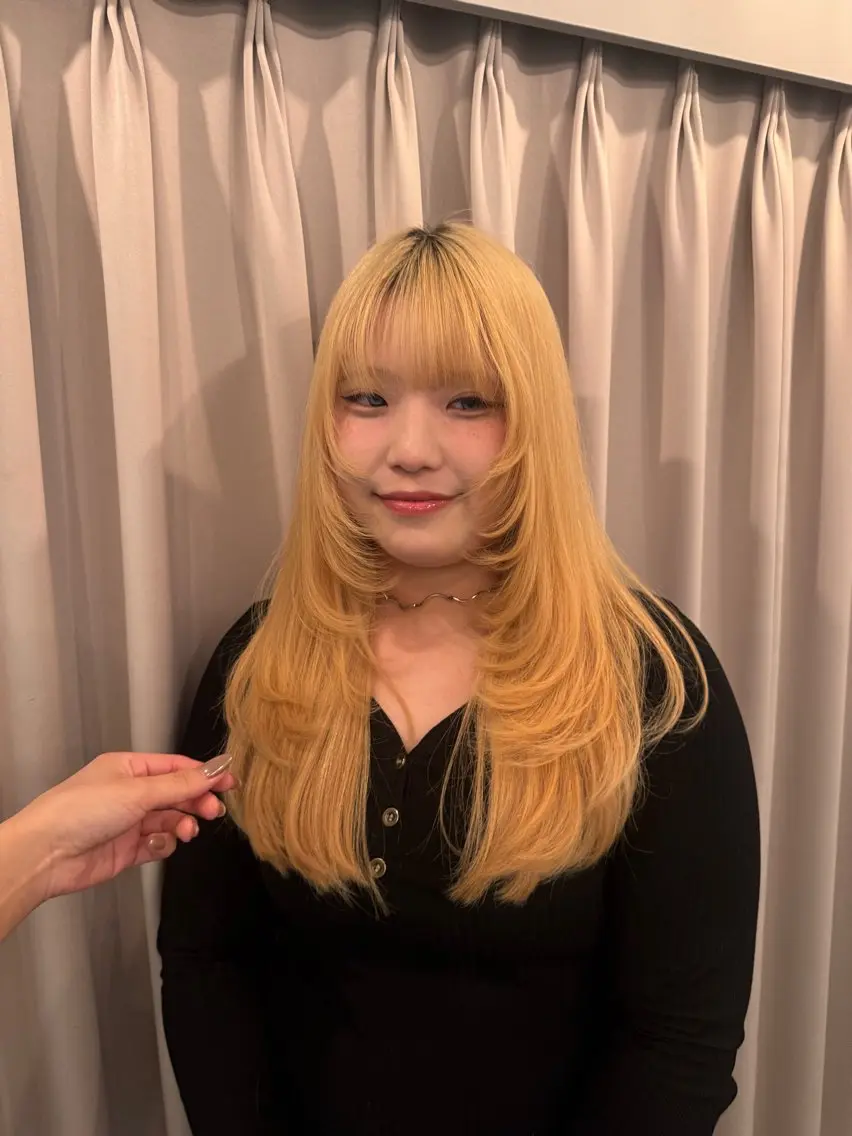 ロング ヘアカラー 🦢パーマモデル 様募集中🦢AI🫧のヘアスタイル
