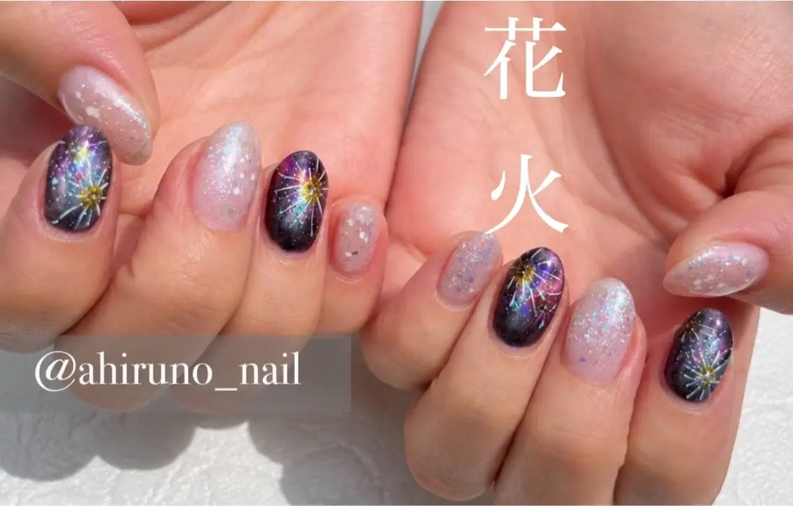 ネイル ジェルネイル 夏ネイル ハンドネイル 東京あきる野市ネイル ✿ yuiのネイルデザイン