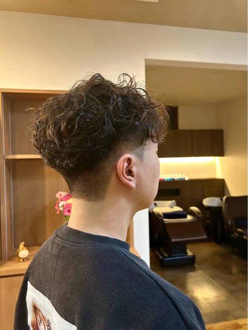 パーマ メンズ perk*° ANZUのヘアスタイル