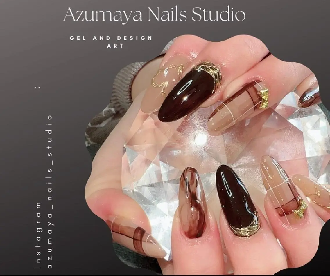 ネイル ハンドネイル azumaya ネイリストarisaのネイルデザイン