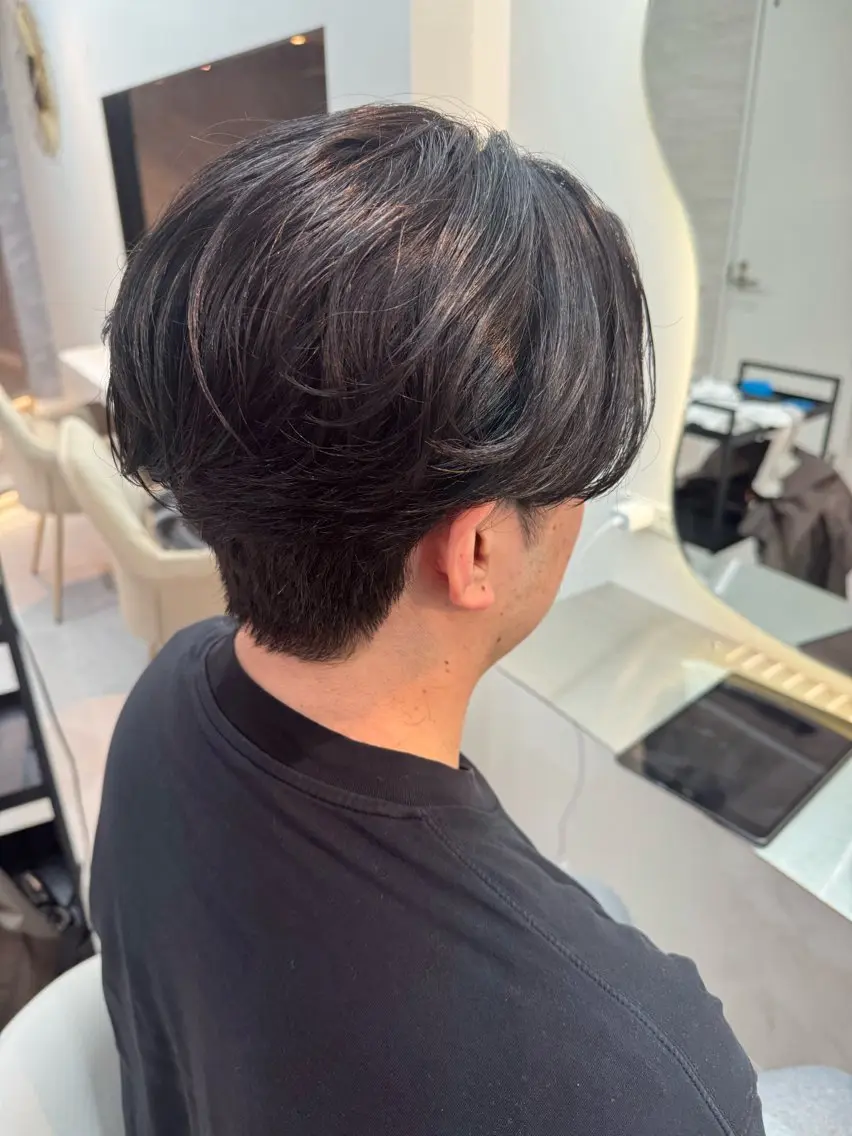 ミディアム 【メンズ特化】池袋 韓国スタイル飯塚のヘアスタイル