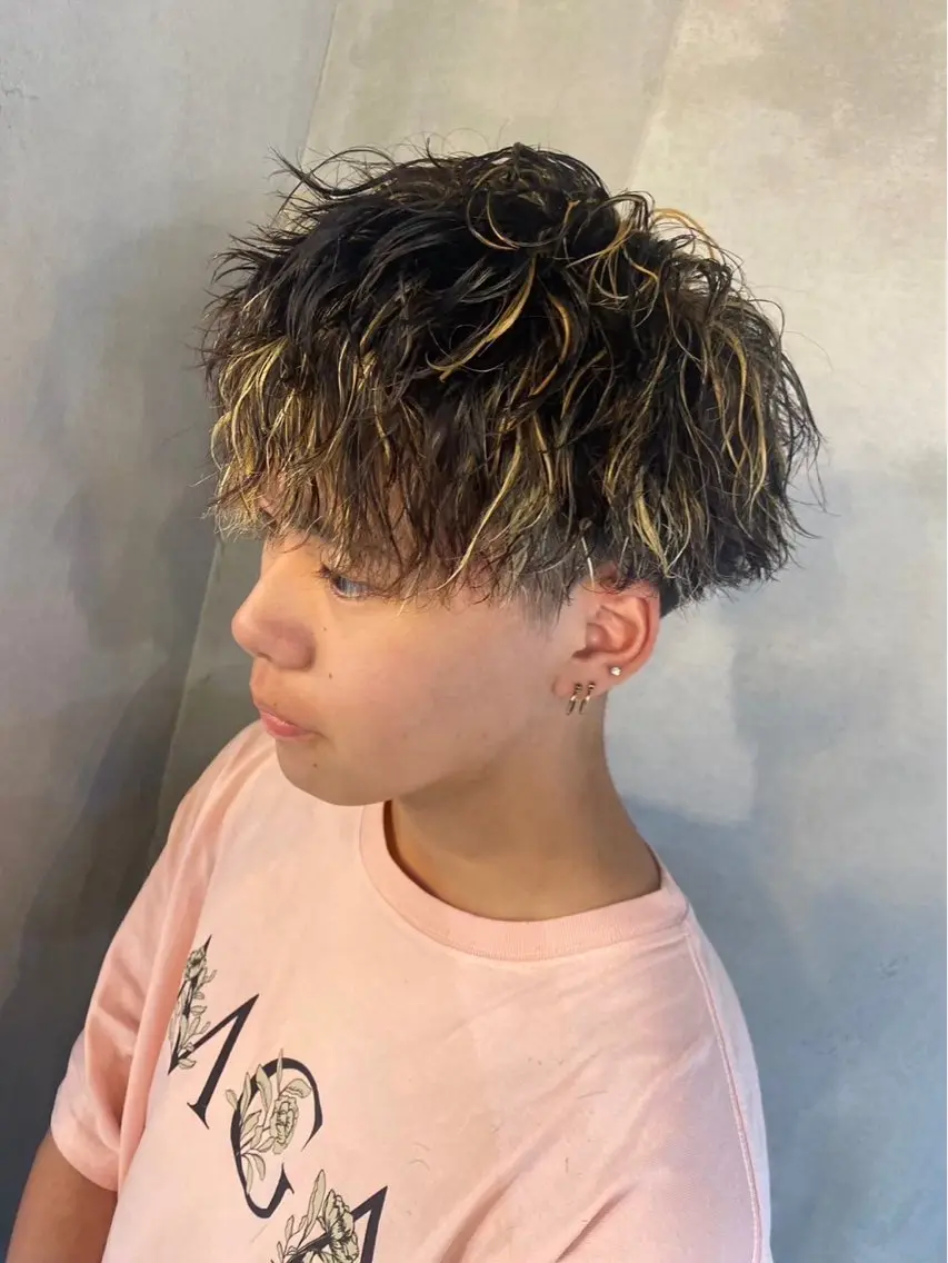 ショート メンズ特化／マッシュ ／ツイスパ　たいせいのヘアスタイル