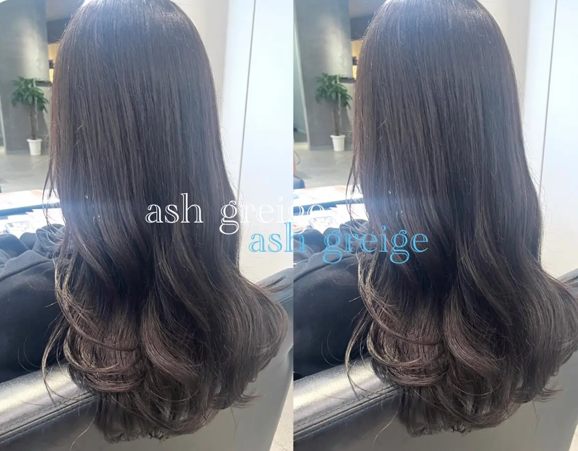 セミロング 髪質改善・水素カラー ARIA(ému)のヘアスタイル
