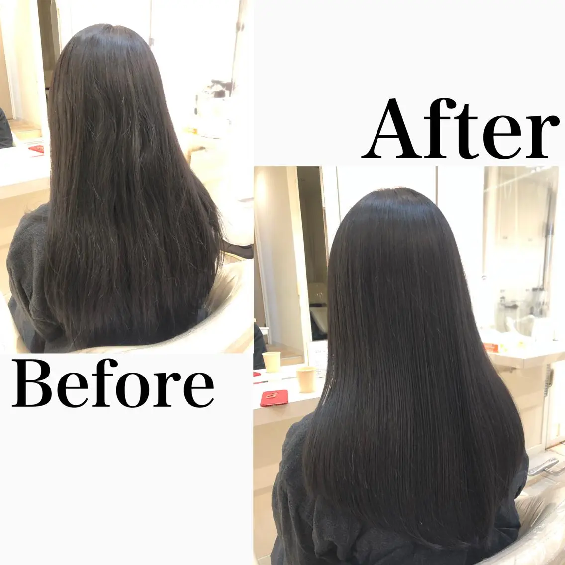 ロング パーマ 縮毛矯正 トリートメント 須賀 一美のヘアスタイル