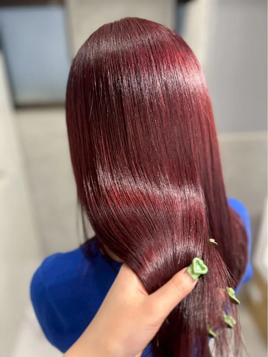 💝【ブリーチなし】ダブルカラー➕Aujua4ステップトリートメント💝の写真
