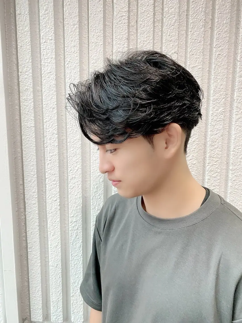 パーマ メンズ カット パーマ ✨店長 鈴木輝✨のヘアスタイル